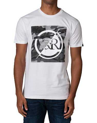 YOUNG AND RECKLESS MENS White Clothing / Tops