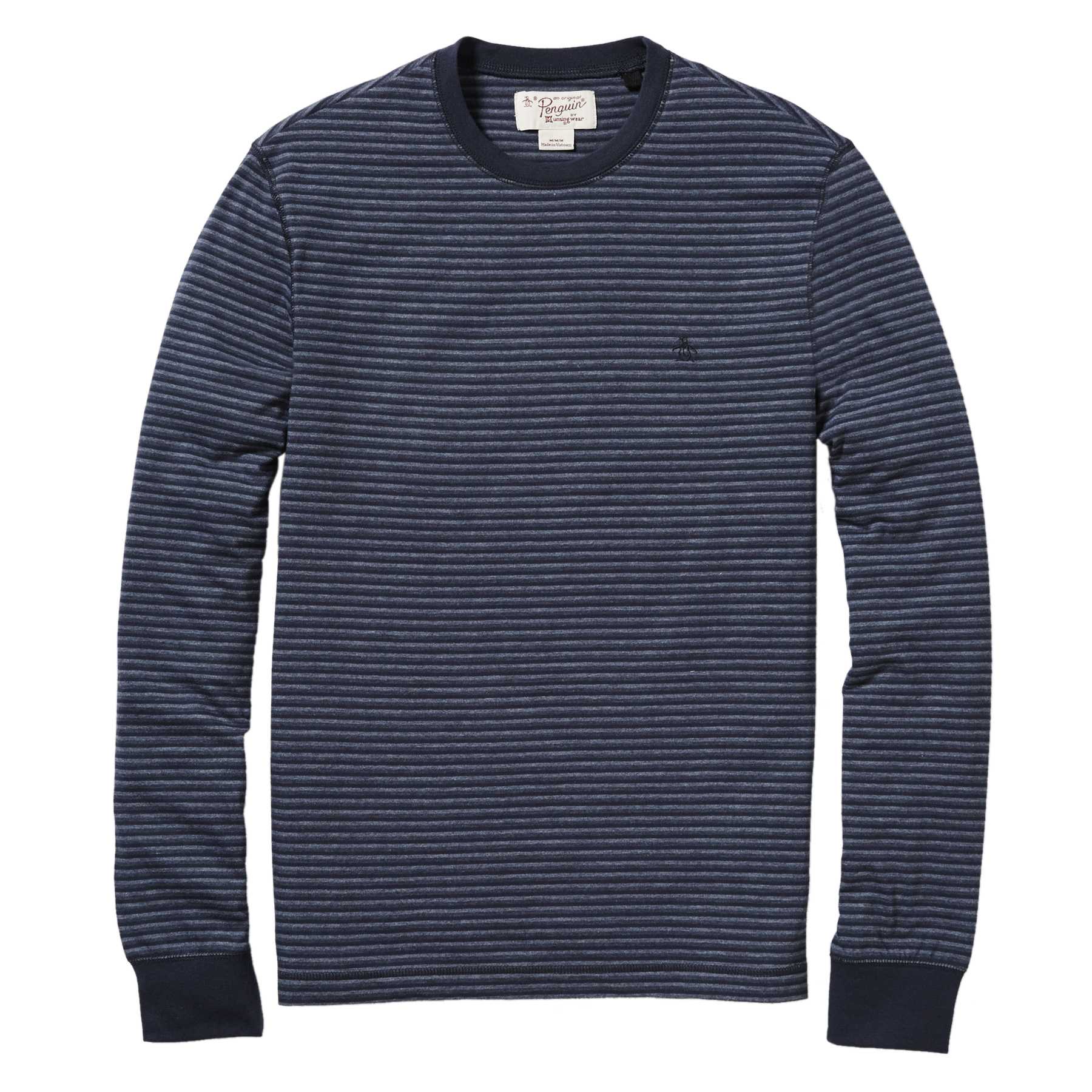 Original Penguin HEATHERED STRIPE TEE