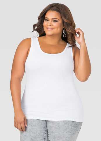 Cotton Scoop Neck Tank