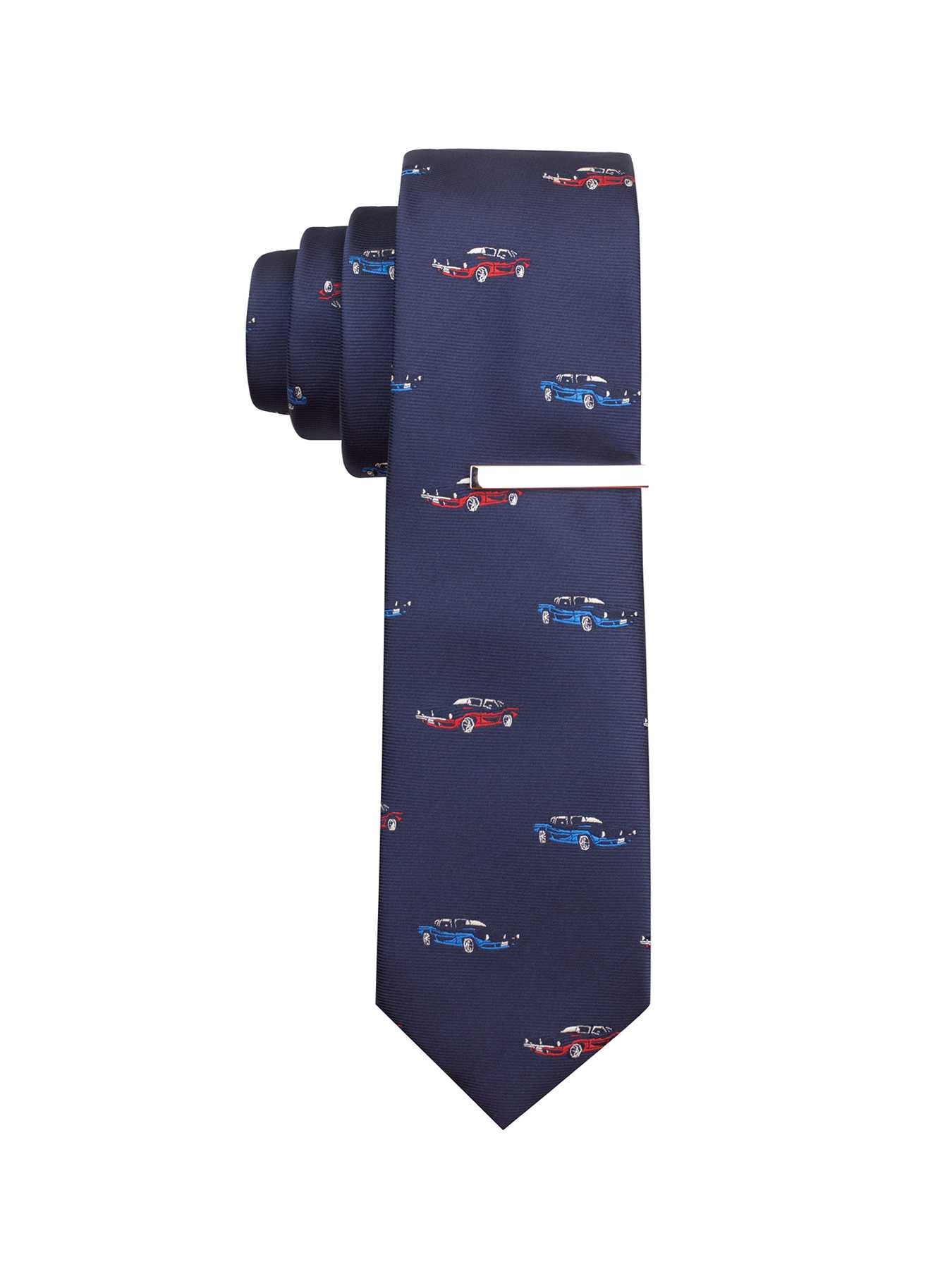 Perry Ellis Car Print Tie
