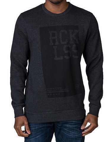 YOUNG AND RECKLESS MENS Grey Clothing / Sweatshirts