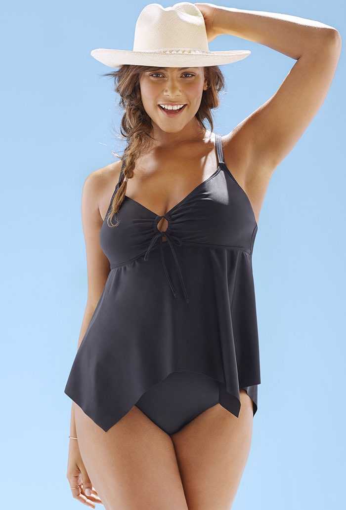 Black Handkerchief Tankini