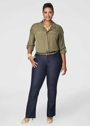 Average Bootcut Five Pocket Jean