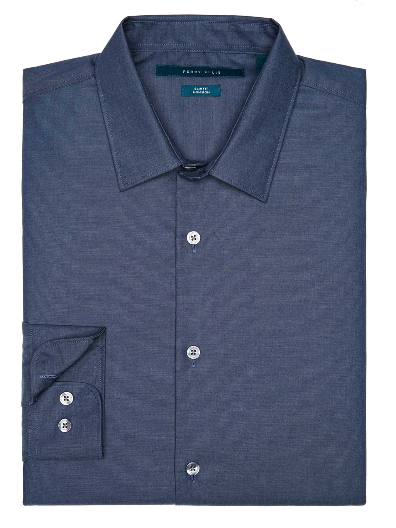 Perry Ellis Non-Iron Slim Fit Essential Shirt