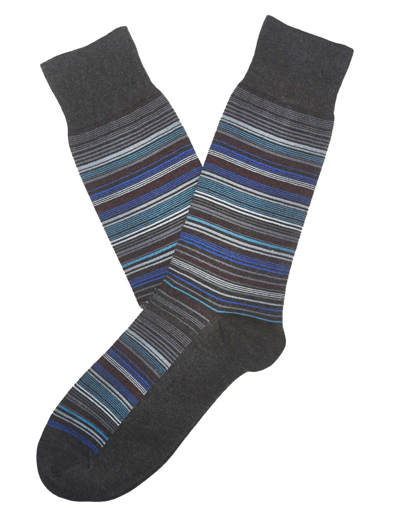 Perry Ellis Multi Color Stripe Portfolio Sock