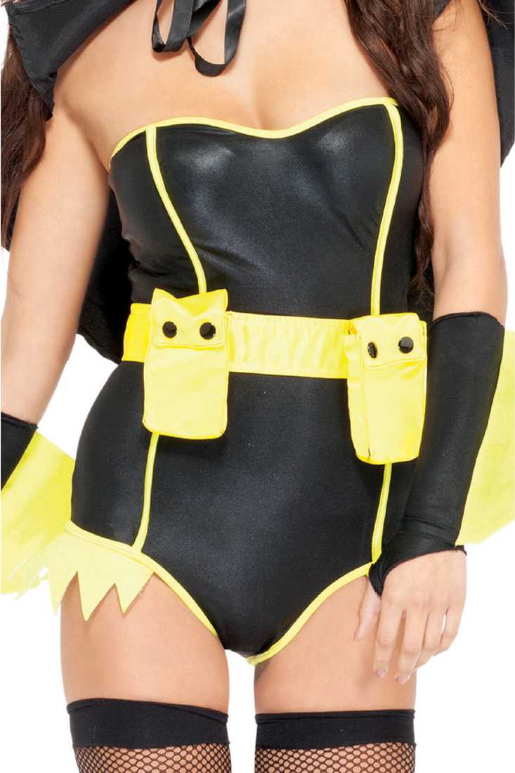 Yellow Superhero Utility Belt Costume Accessory