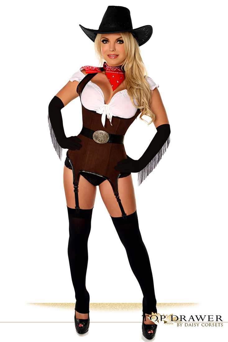 Ride Em Cowgirl Premium Corset Costume