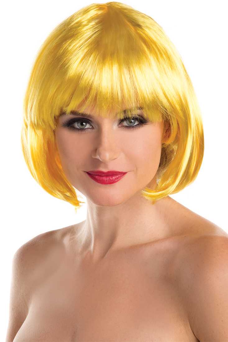 Yellow Short Bob Wig