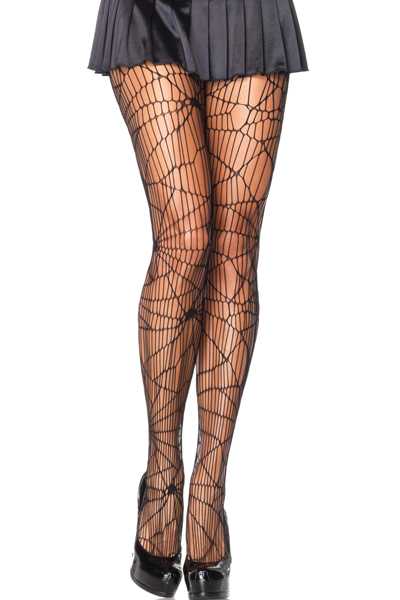 Black Distressed Pantyhose