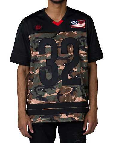 HUSTLE GANG MENS Black Clothing / Tops