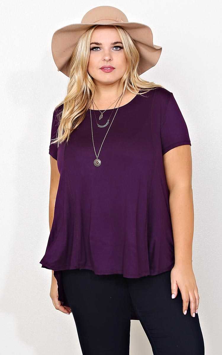 Plus Size Night Sky Knit Top - Black in Size 1X by Styles For Less