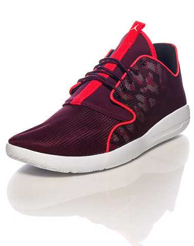 JORDAN MENS Burgundy Footwear / Sneakers