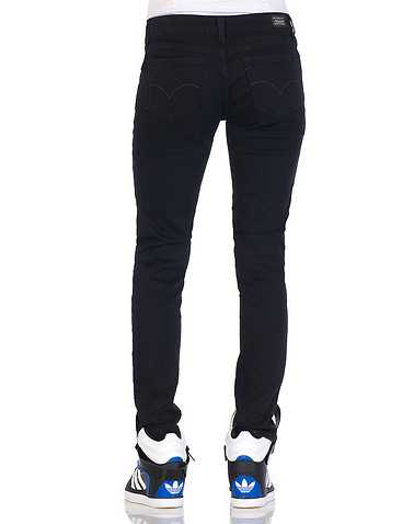 LEVIS WOMENS Black Clothing / Jeans