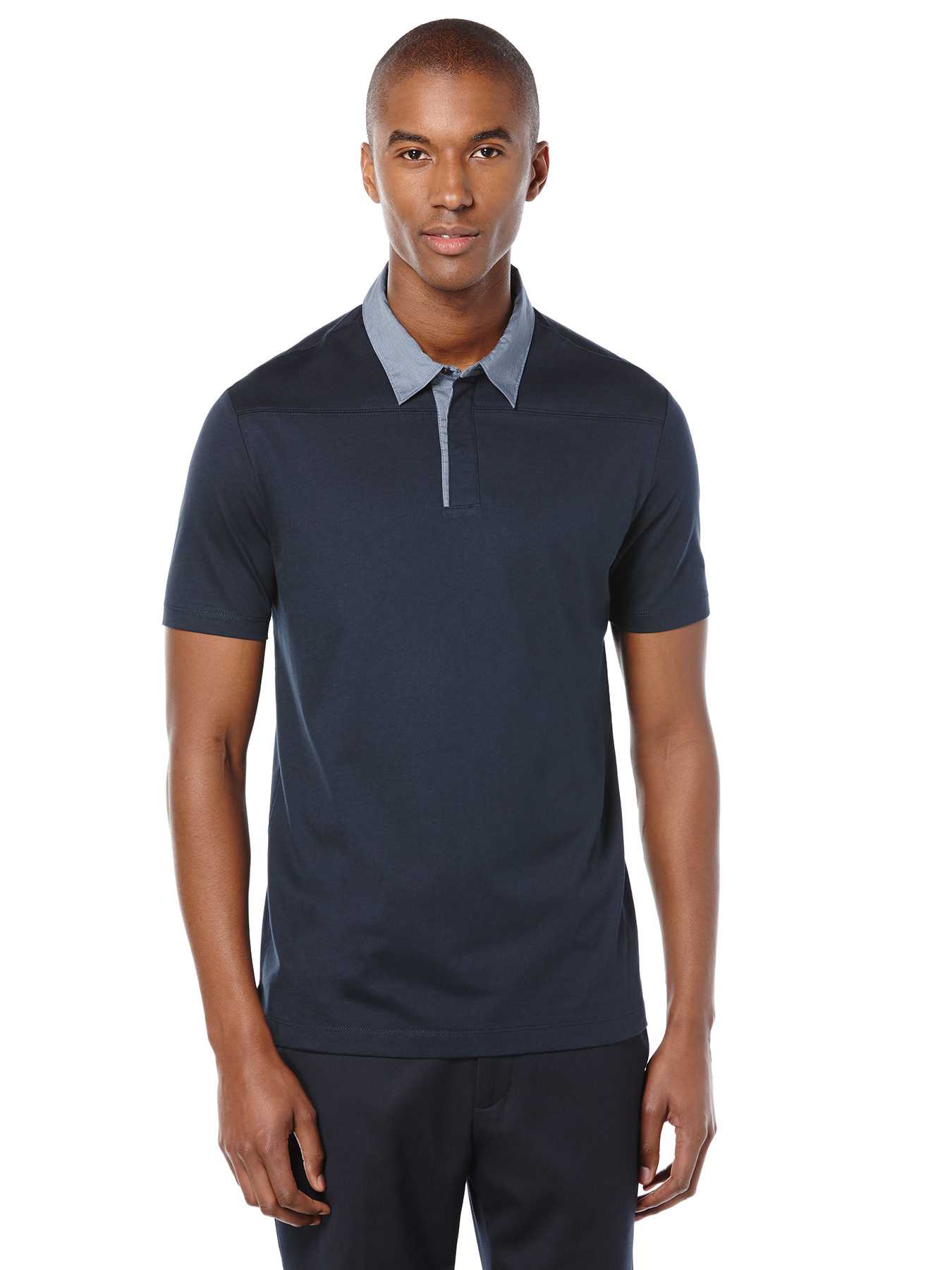 Perry Ellis Short Sleeve Pima Cotton Polo
