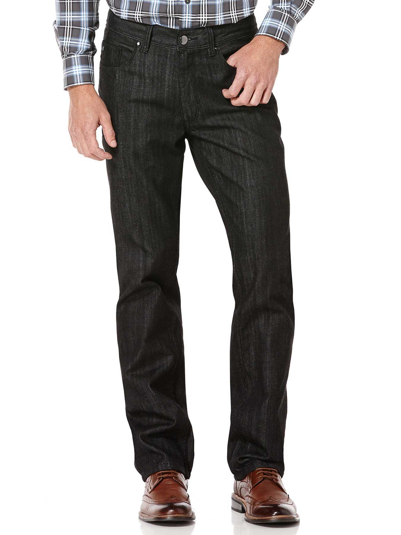 Perry Ellis Big and Tall Black Rinse Denim