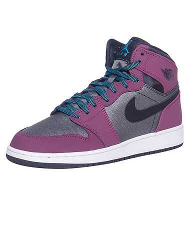 JORDAN GIRLS Dark Purple Footwear / Sneakers 8.5Y