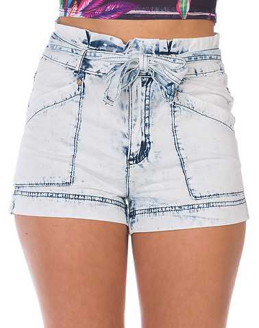 ESSENTIALS WOMENS Medium Blue Clothing / Denim Shorts 11