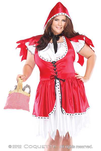 Red White 3 PC. Red Riding Hood Costume