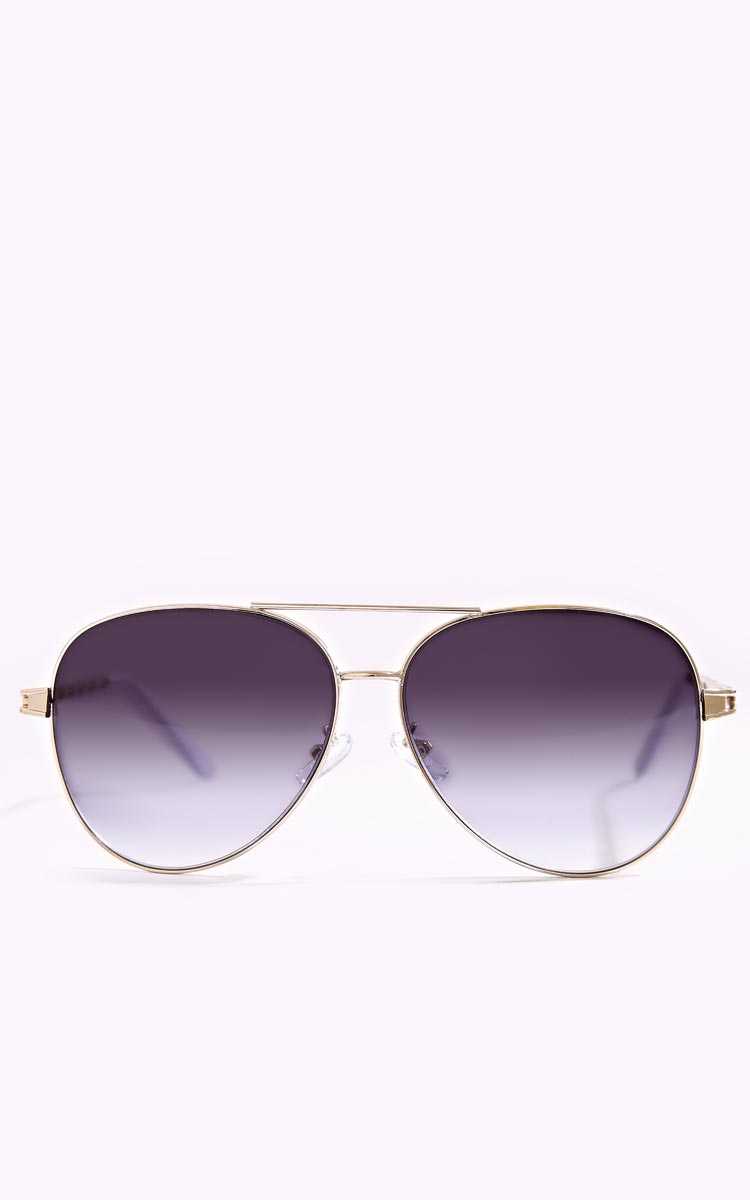 Santa Cruz Aviator Sunglasses - N/S - White by Styles For Less