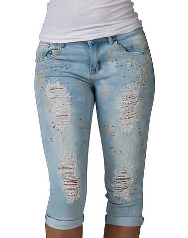 ESSENTIALS WOMENS Blue Clothing / Denim Shorts