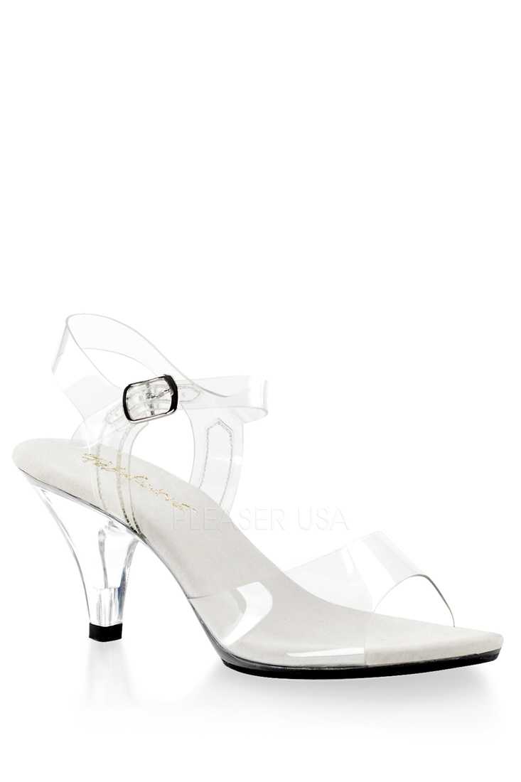 Clear Open Toe Sandal High Heels