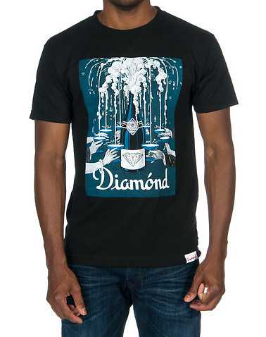 DIAMOND SUPPLY COMPANY MENS Black Clothing / Tops M
