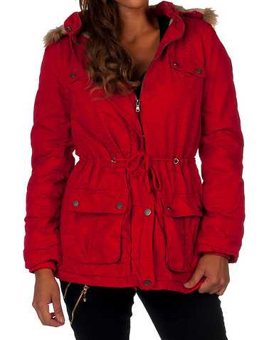 YMI WOMENS Red Clothing / Heavy Jackets M