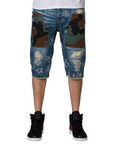 PLAY CLOTHS MENS Blue Clothing / Denim Shorts 30