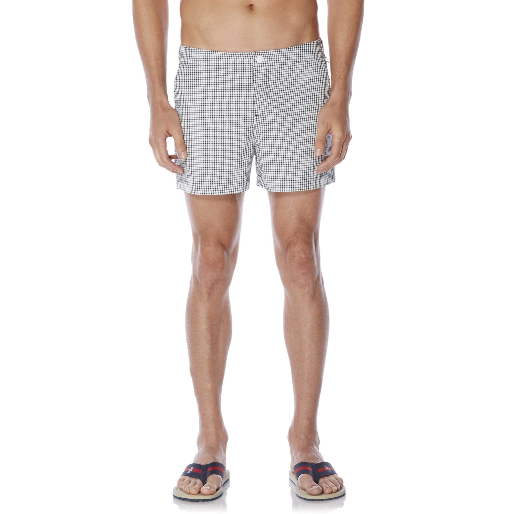 Original Penguin GINGHAM BOX SWIM TRUNK