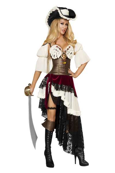 3pc Sexy Pirateer Costume
