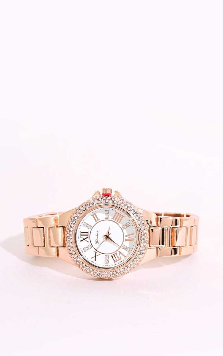 Time Will Tell Watch - N/S - Rose Gold by Styles For Less