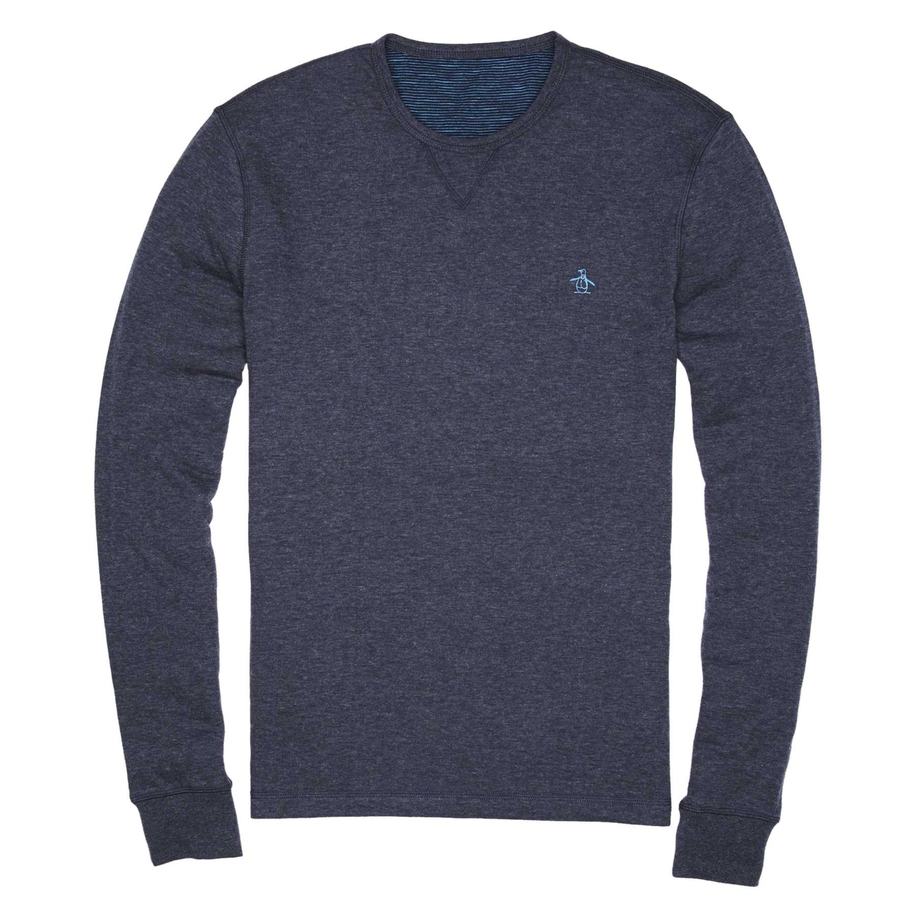 Original Penguin REVERSIBLE LONG SLEEVE TEE