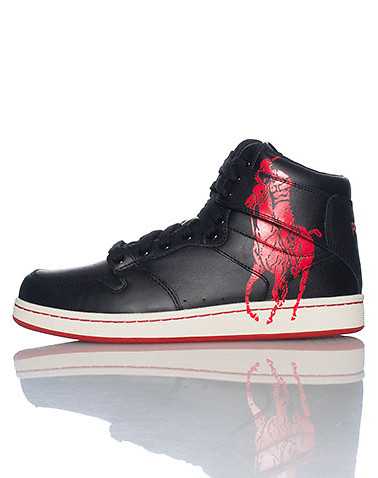 POLO FOOTWEAR MENS Black Footwear / Casual 10