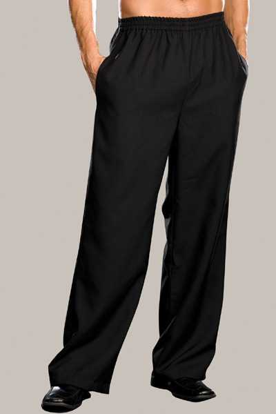 Mens Black Basic Costume Pants