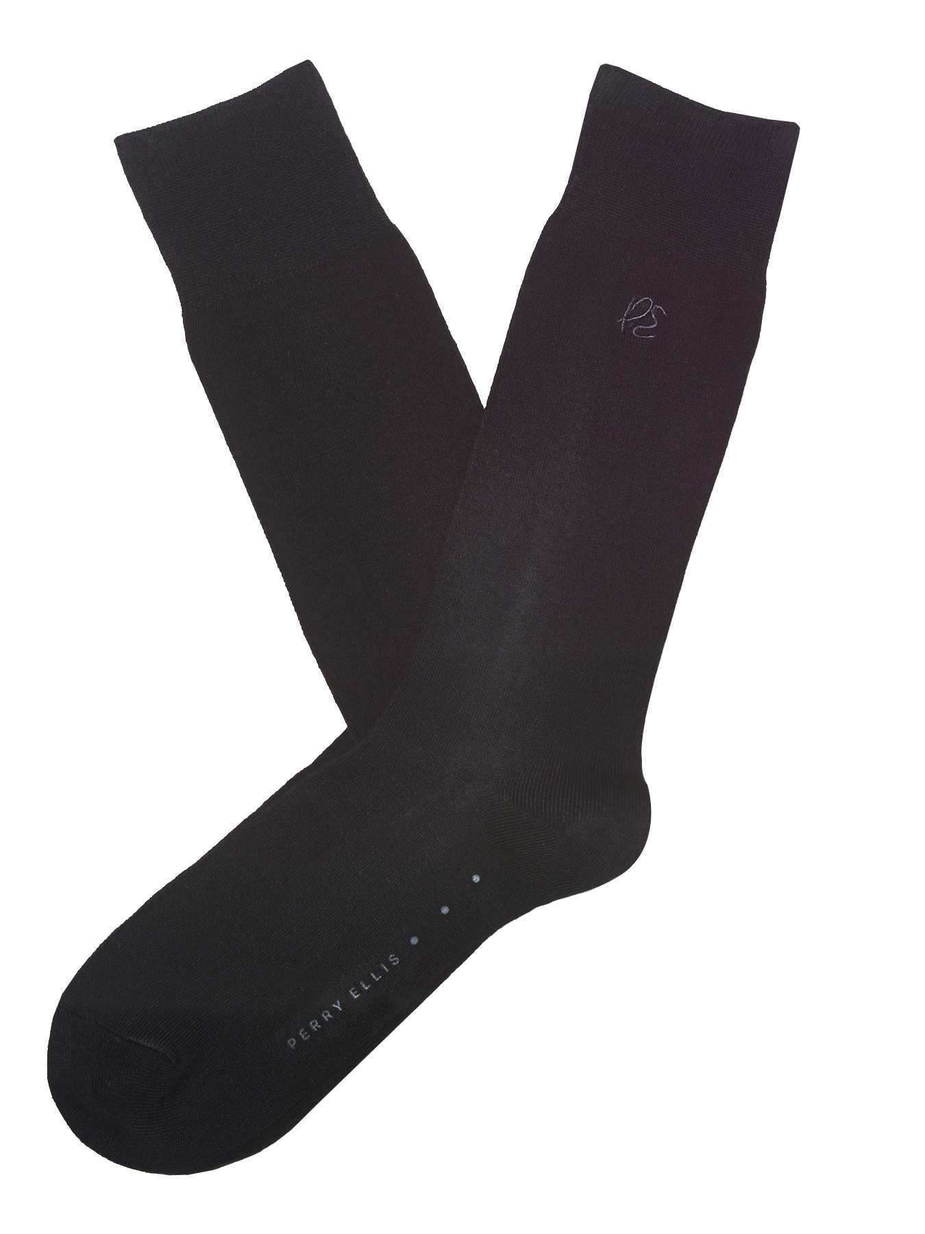 Perry Ellis Bamboo Logo Portfolio Sock