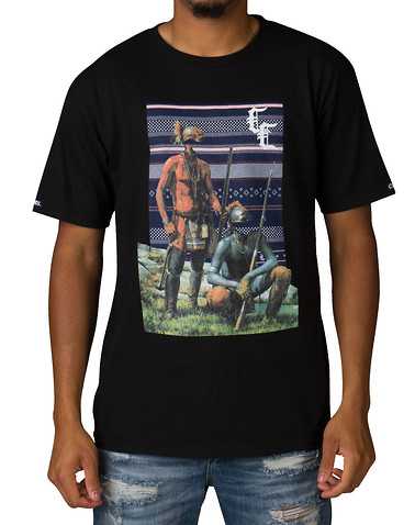 CROOKS AND CASTLES MENS Black Clothing / Tops S