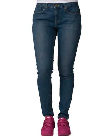 LEVIS WOMENS Medium Blue Clothing / Jeans