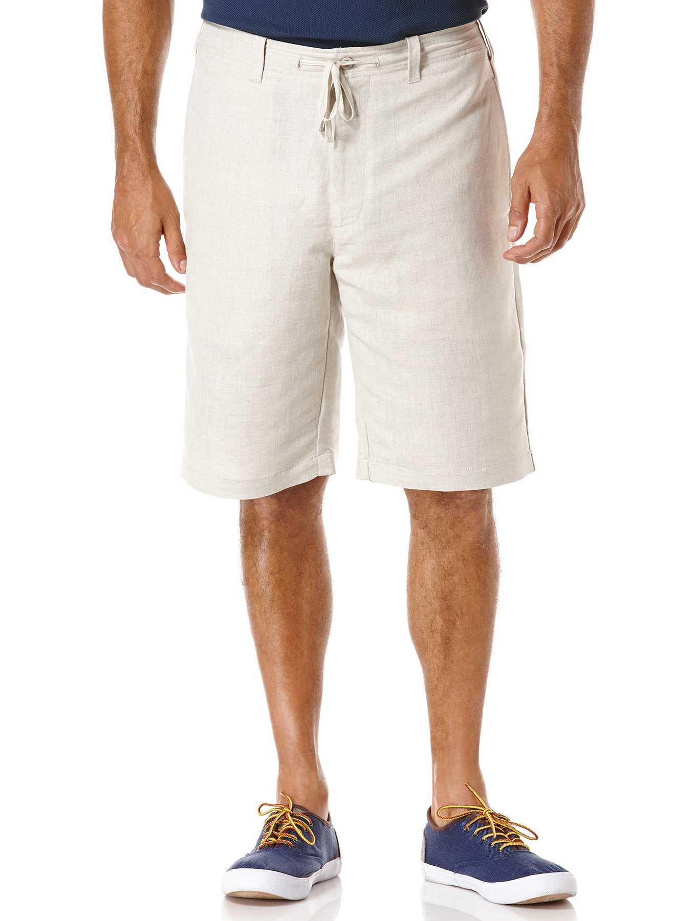 Cubavera Linen Yarn Dyed Drawstring Short