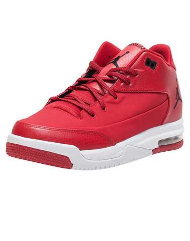 JORDAN GIRLS Red Footwear / Sneakers