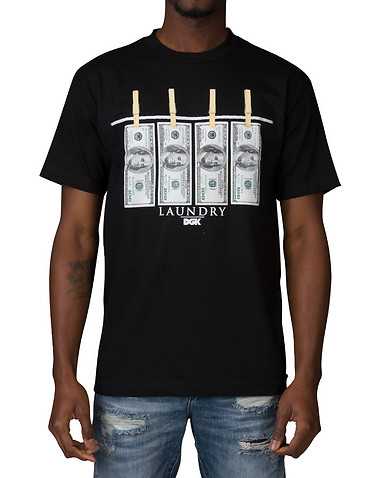 DGK MENS Black Clothing / Tops S