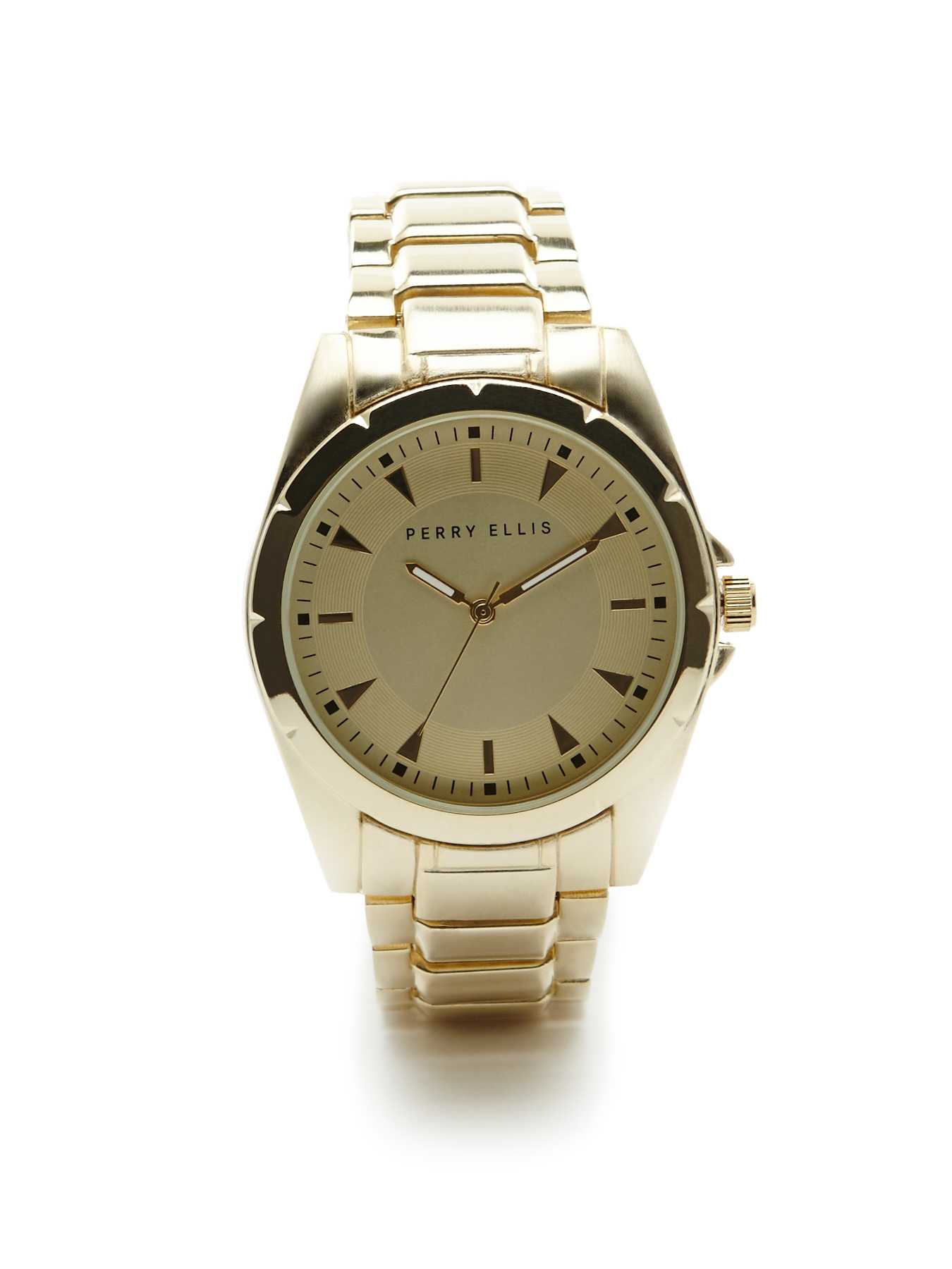 Perry Ellis Gunmetal Bracelet Watch