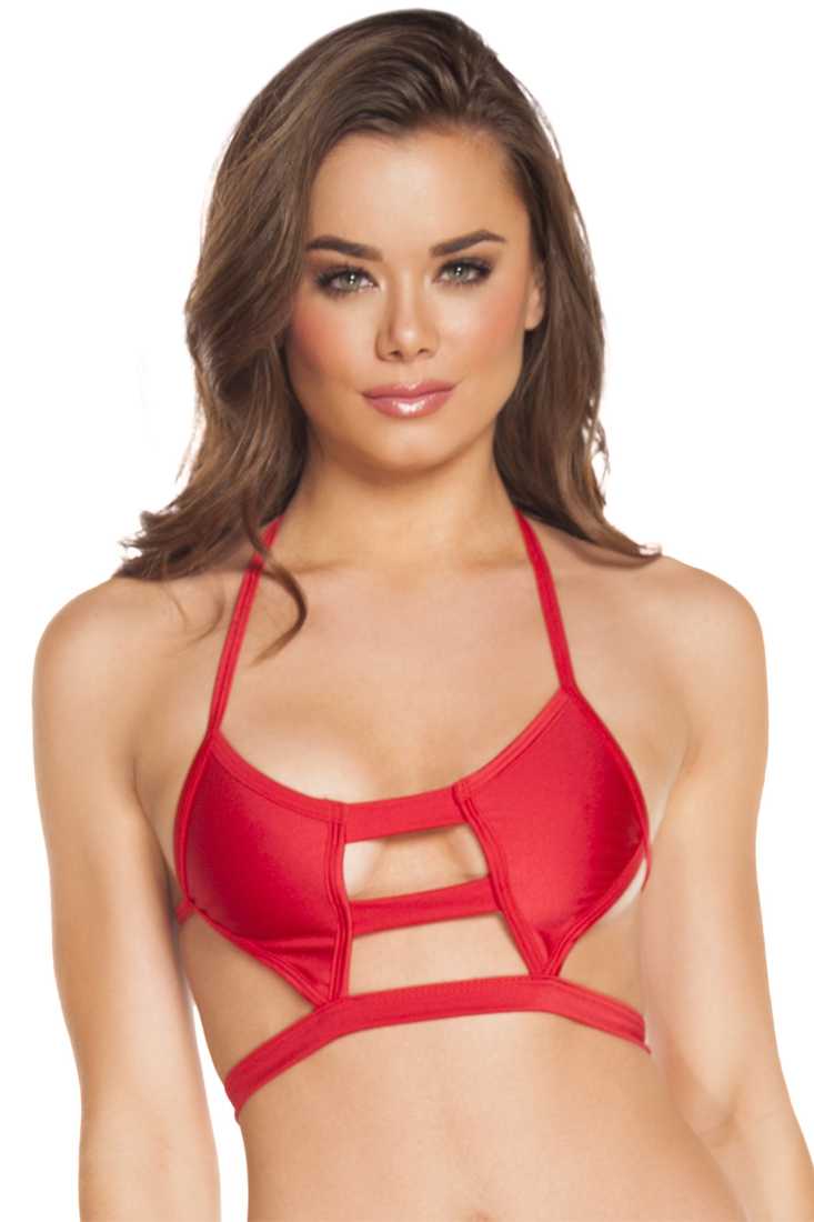 Red Diamond Shaped Top