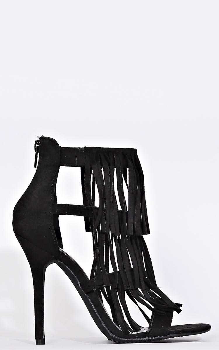 WILD DIVA LOUNGE Remi Heels - Black in Size 7 by Styles For Less