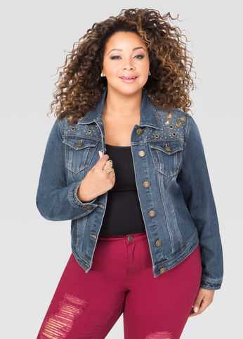 Grommet Yoke Jean Jacket