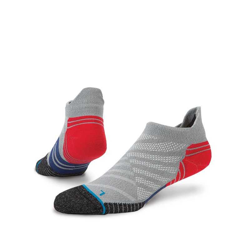 Stance Obstruct GRY FUSION RUN Socks