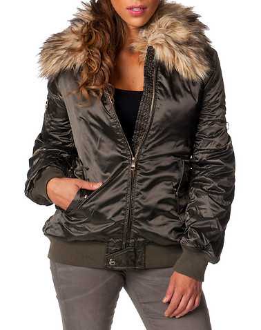 STEVE MADDEN WOMENS Green Clothing / Heavy Jackets S