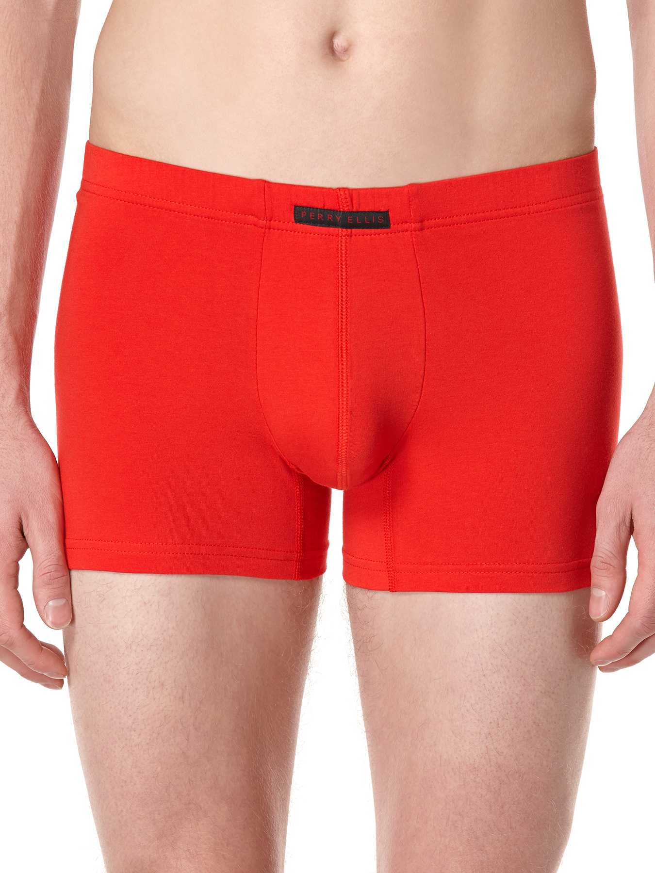 Perry Ellis 3 Pack Cotton Stretch Solid Boxer Brief