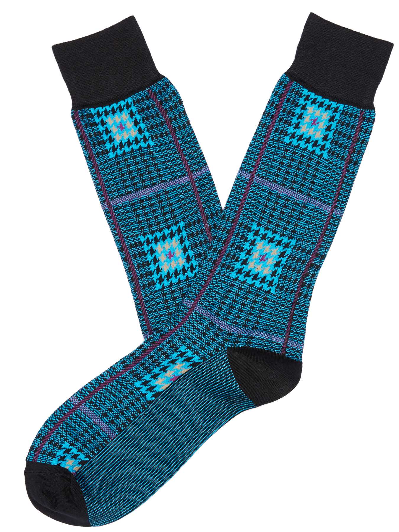 Perry Ellis Wineland Mercerized Cotton Sock