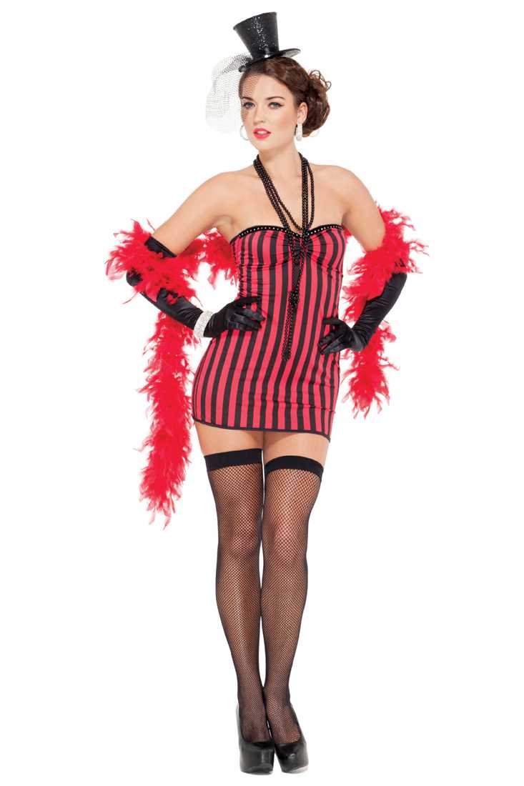 3 Pc. Saloon Seductress Sexy Costume