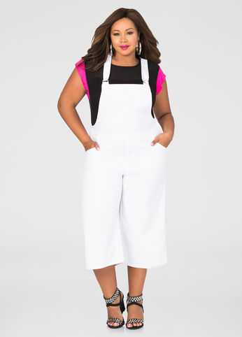 Capri Gaucho Overall Jumpsuit